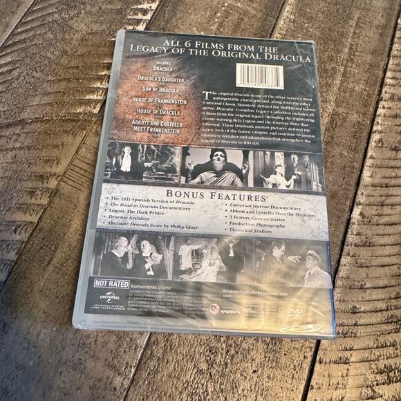 Dracula Complete Legacy Collection DVD Horror Scary Thriller Sealed NEW - Picture 2 of 4